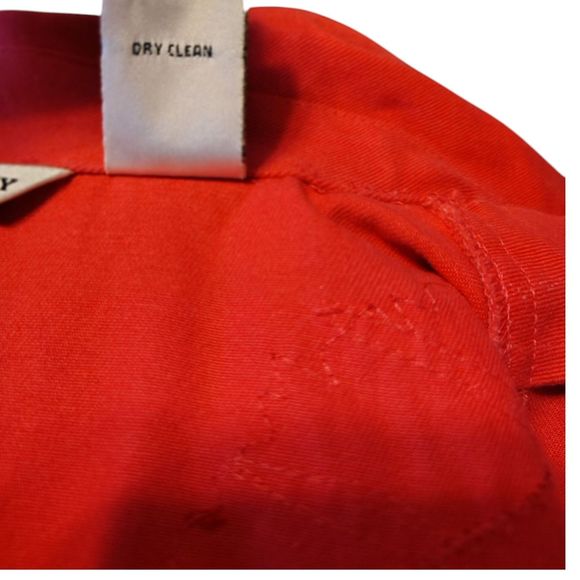 Laura Ashley Fully Embroidered Beaded Denim Jacket Collar Long Sleeves Size S... - Picture 14 of 16